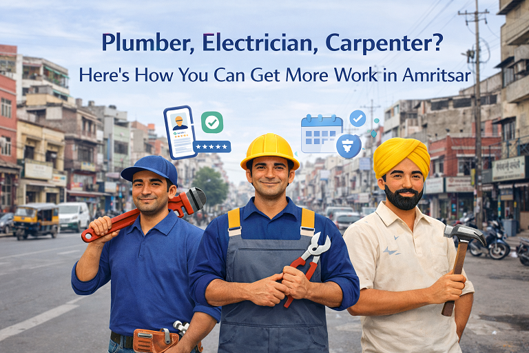 Plumber, Electrician, Carpenter? Here’s How You Can Get More Work in Amritsar – The Helping Heros Blog